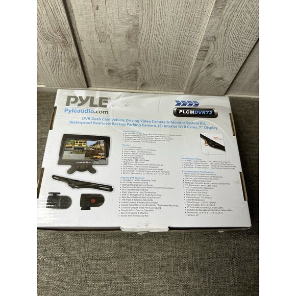 Pyle PLCMDVR72 DVR Vehicle Driving Video Camera & Monitor System Kit 7 inch - Picture 3 of 12